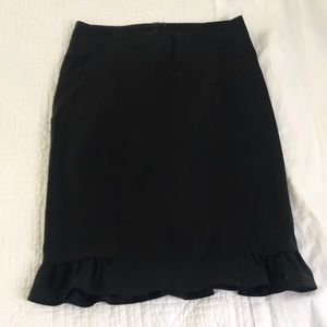Bebe black pencil skirt